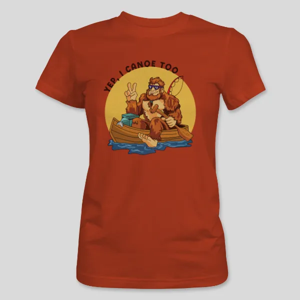 Red T-shirt front design