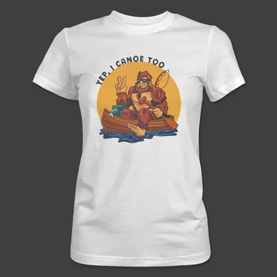 White T-shirt front design