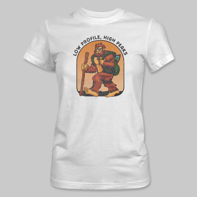 White T-shirt front design
