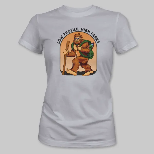 Athletic Grey Bigfoot Hiking Tee on the front.