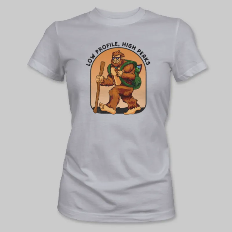 Athletic Grey Bigfoot Hiking Tee on the front.