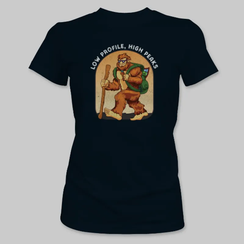 Black Bigfoot Hiking Tee on the front.