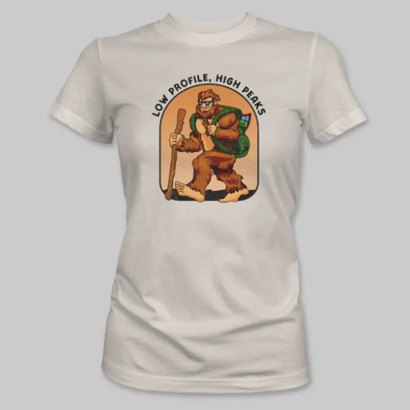 Natural Bigfoot Hiking Tee on the front.
