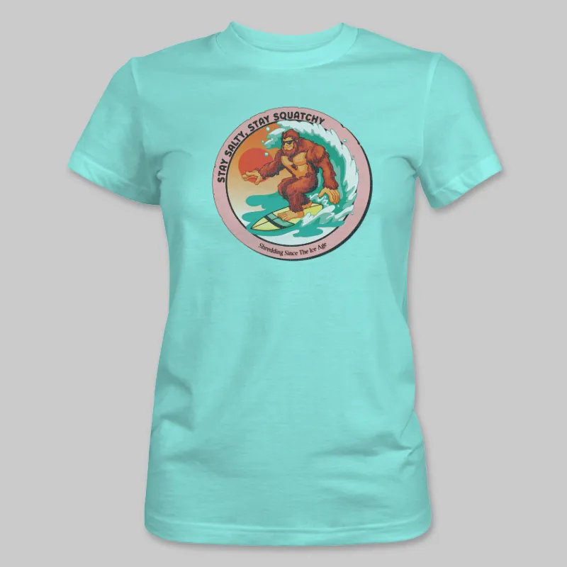 Teal T-shirt front design