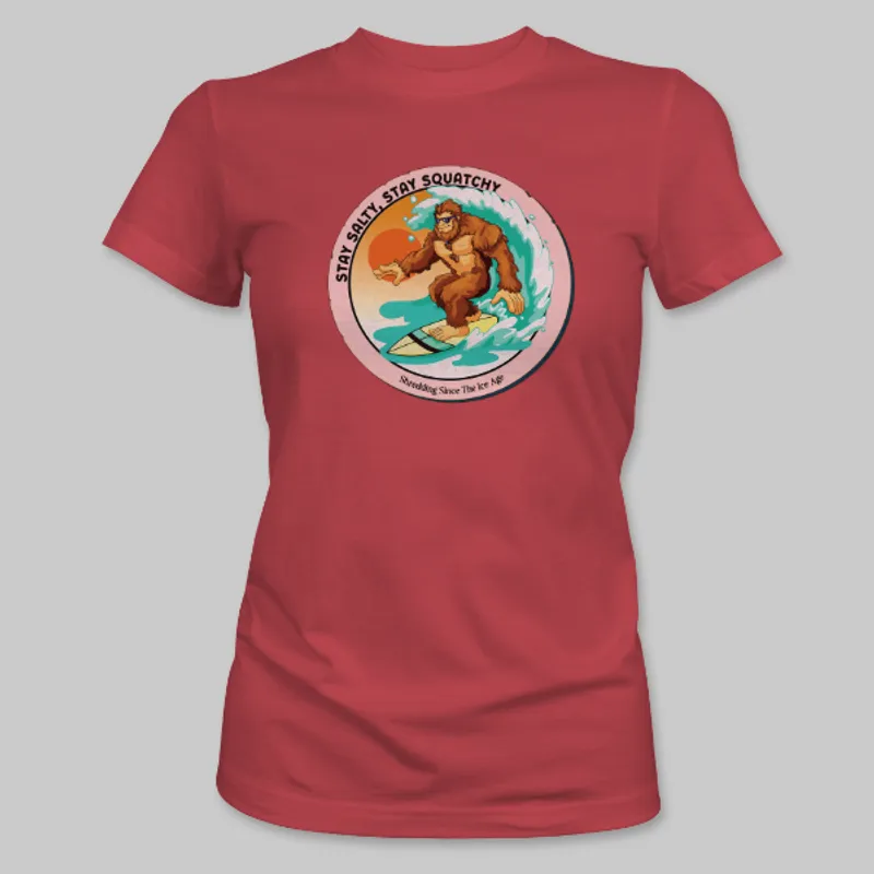 Berry Bigfoot Surfing Tee on the front.