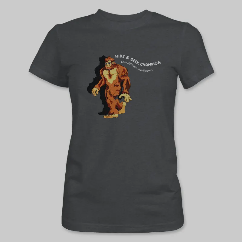 Dark Grey Heather T-shirt front design