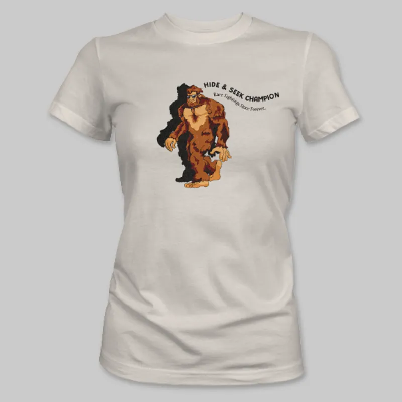 Natural Bigfoot Walking Tee on the front.