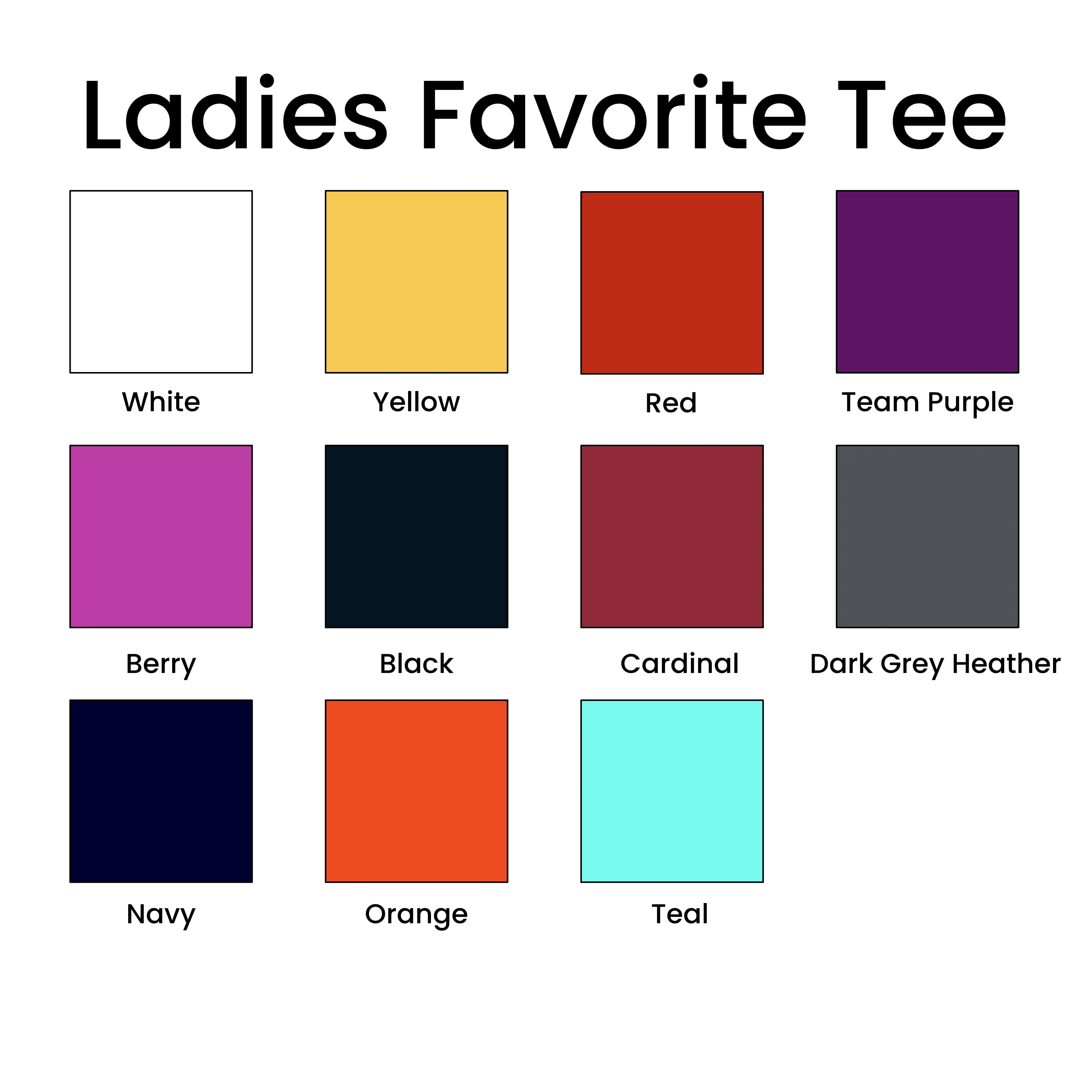 Available Colors