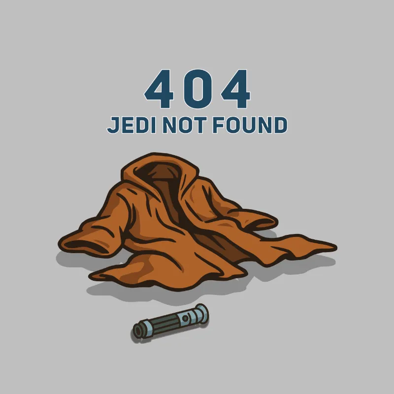 Pose for 404 Jedi Not Found