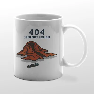 White mug with Bigfoot birdwatching graphic