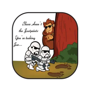 Bigfoot Jedi Mind Trick rear graphic detail.
