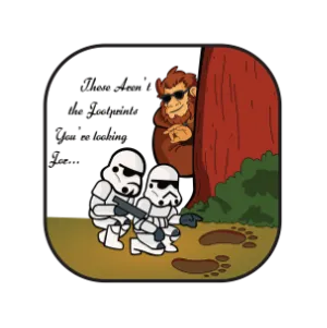 Bigfoot Starwars title Bigfoot Starwars