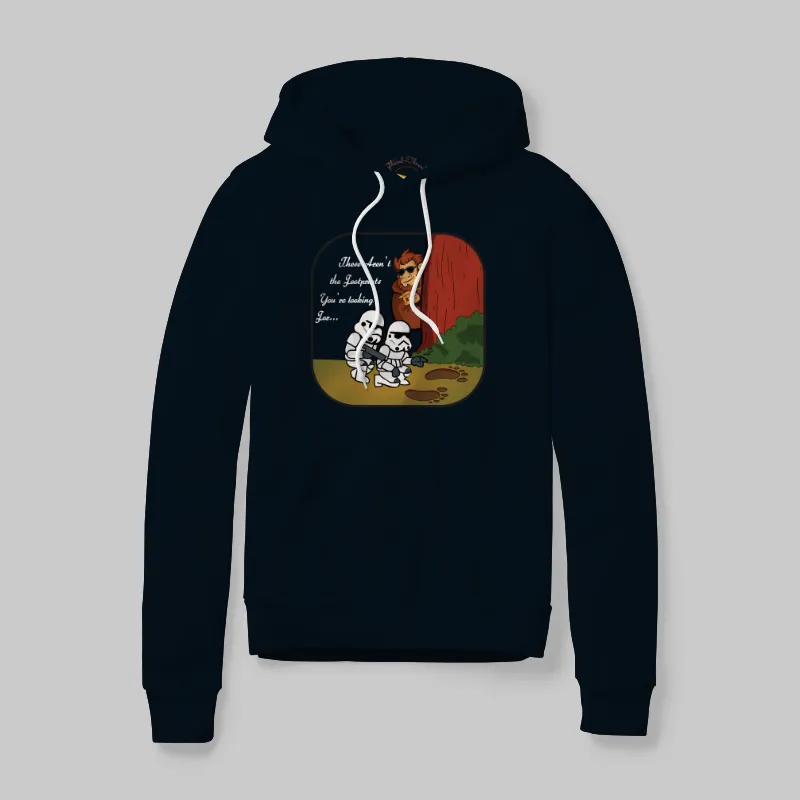 Black Hoodie with Jedi mind trick graphic