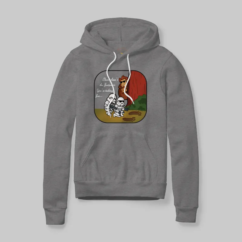 Heather Grey Hoodie with Jedi mind trick graphic