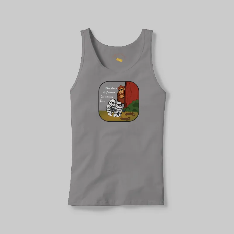 Grey Bigfoot Jedi Mind Trick Tank on the front.