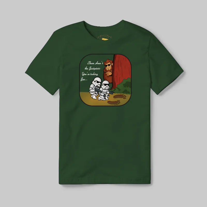 Emerald T-shirt with Bigfoot Jedi Mind Trick graphic