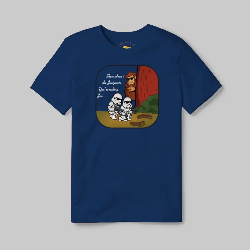 True Royal T-shirt with Bigfoot Jedi Mind Trick graphic