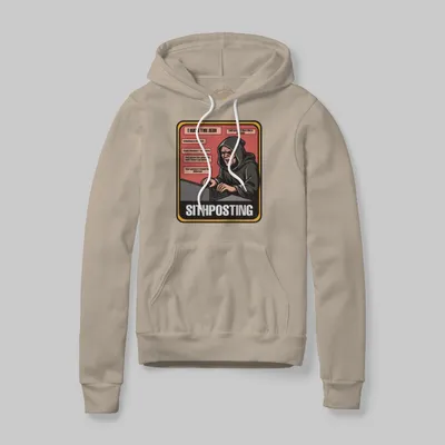 Sandshell Hoodie with Sithposting graphic