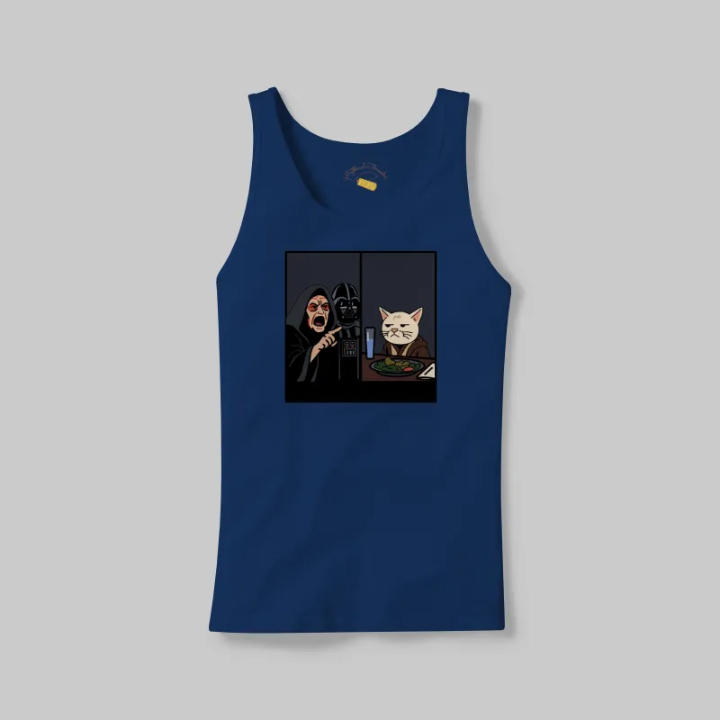Royal Smudge Meme Tank on the front.
