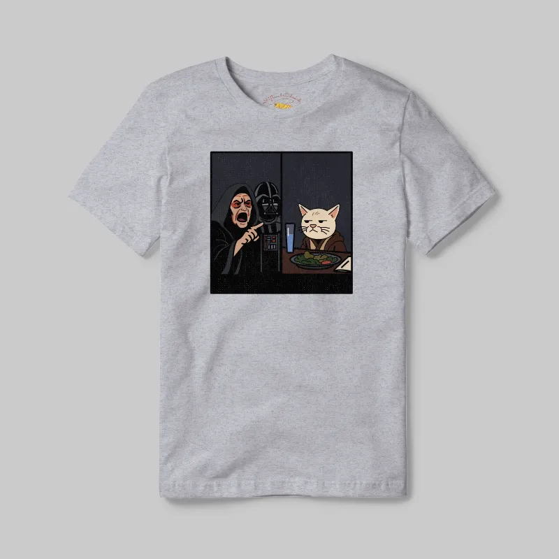 Athletic Grey T-shirt with Jedi Smudge graphic