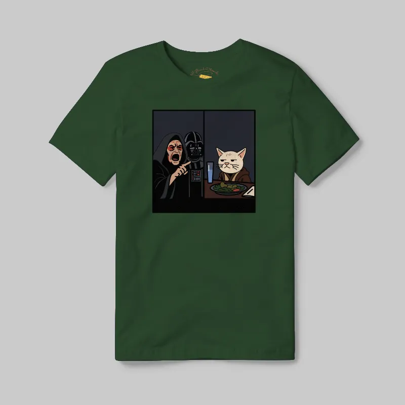 Emerald T-shirt with Jedi Smudge graphic
