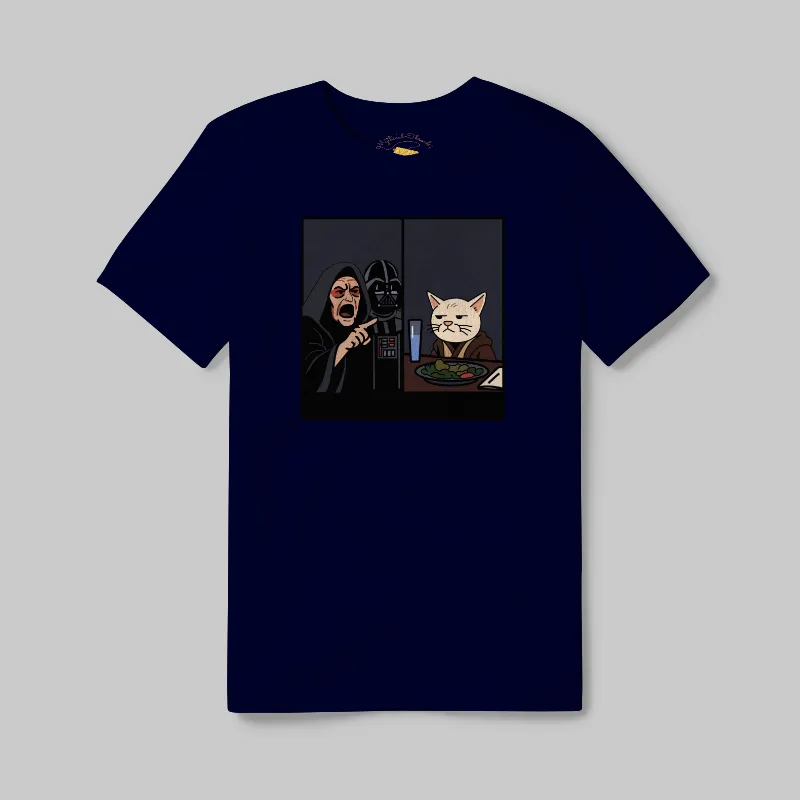 Navy T-shirt with Jedi Smudge graphic