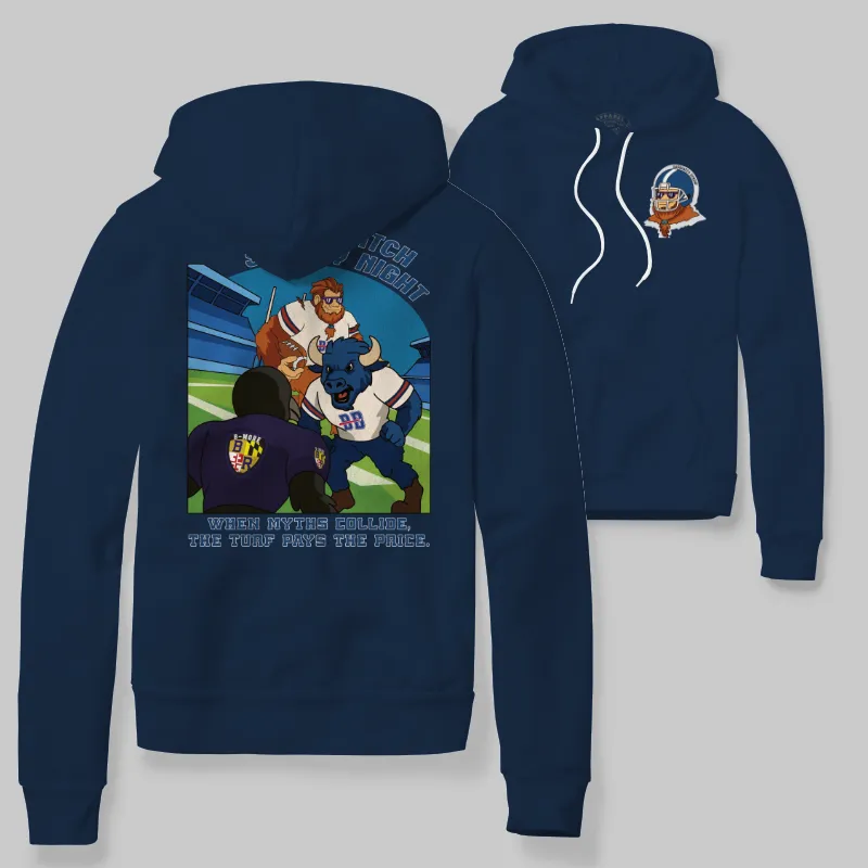 Denim hoodie