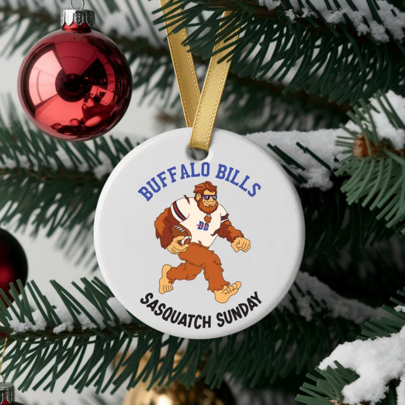 Bigfoot as Bills Tree Ornament