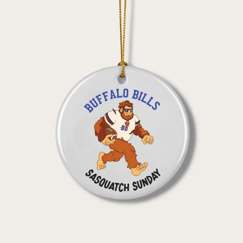 Bigfoot as Bills Ornament
