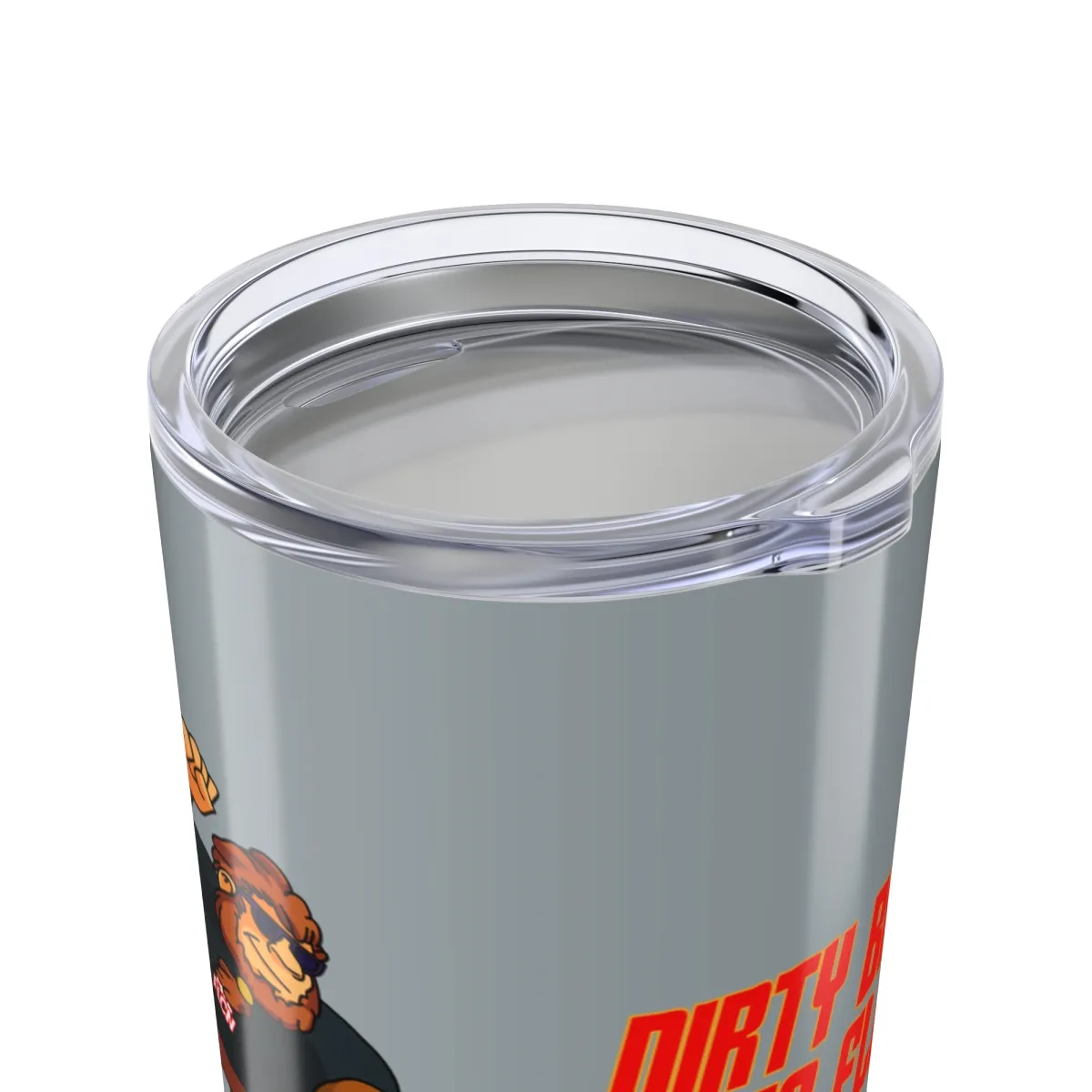 Atlanta Falcons silver 20oz tumbler top