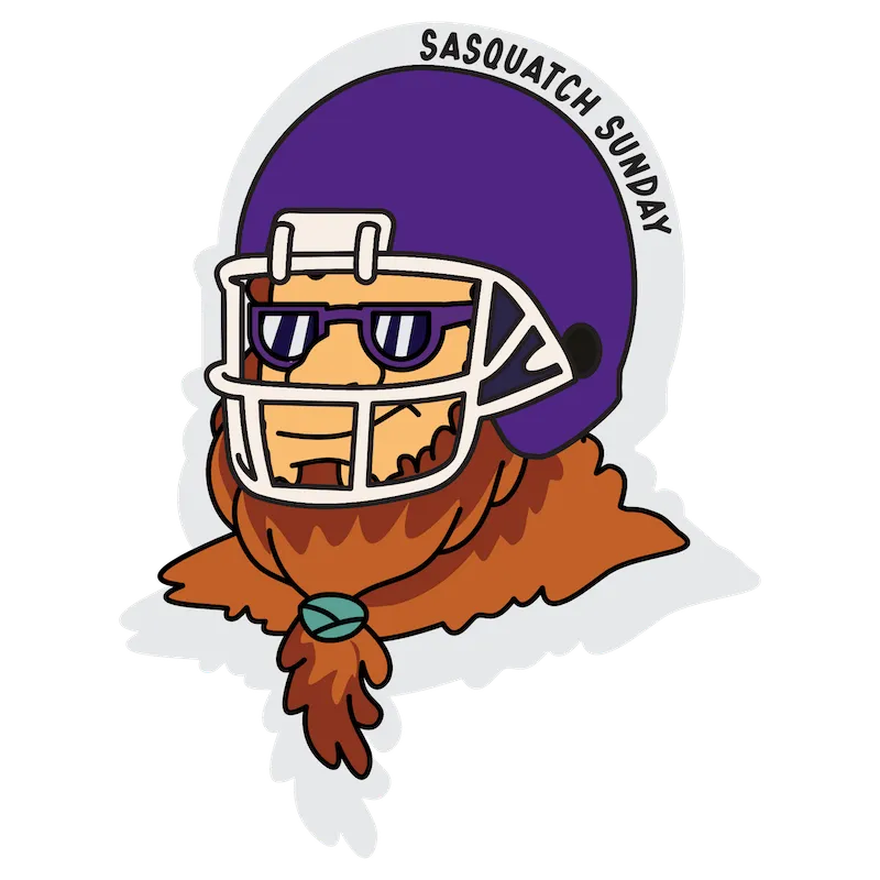 Minnesota Vikings front graphic detail.