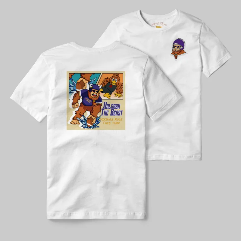 Vikings White T-shirt with graphic