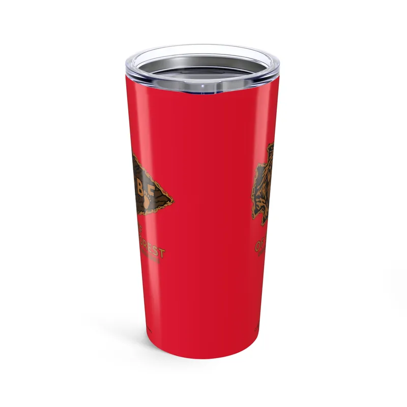 KC Chiefs Arrowhead red 20oz tumbler side
