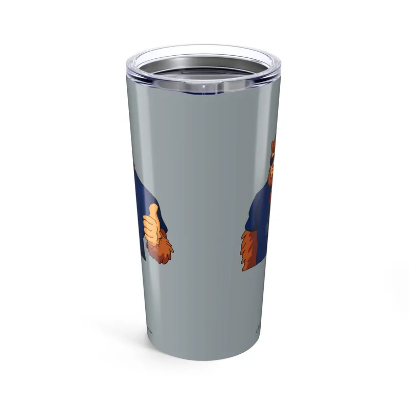 Giants grey 20oz tumbler side
