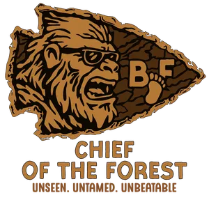 Bigfoot for the Giants KC Chiefs Arrowhead Design