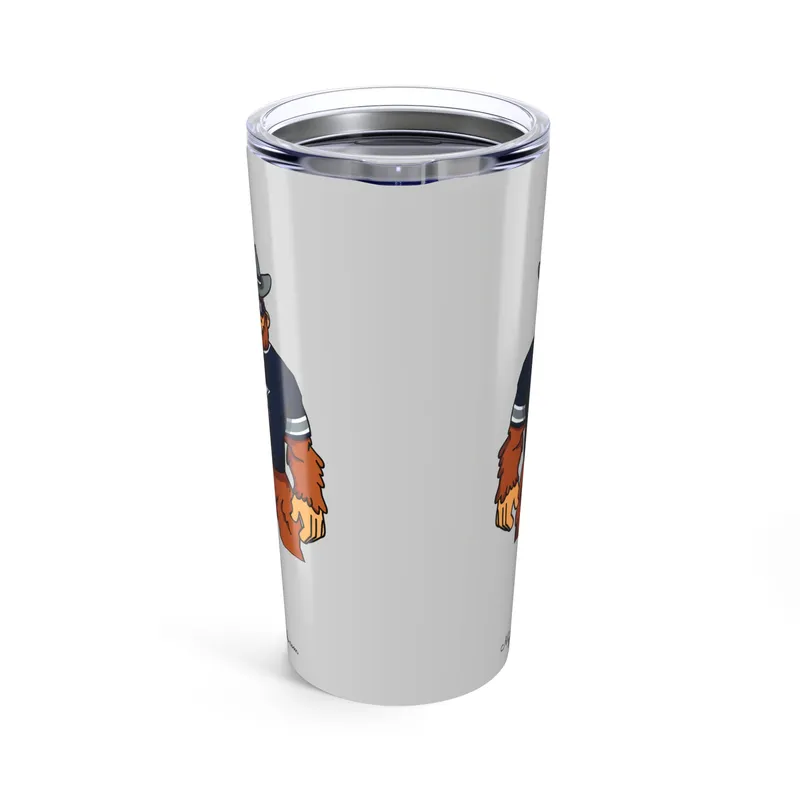 Cowboys royal blue 20oz tumbler side