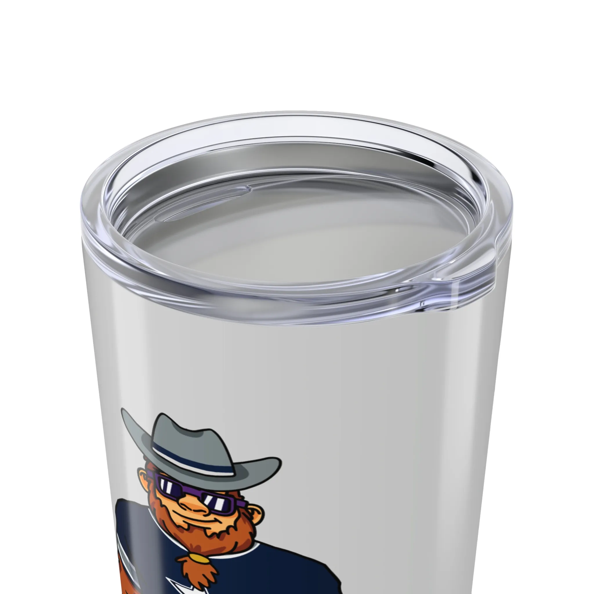 Cowboys royal blue 20oz tumbler top