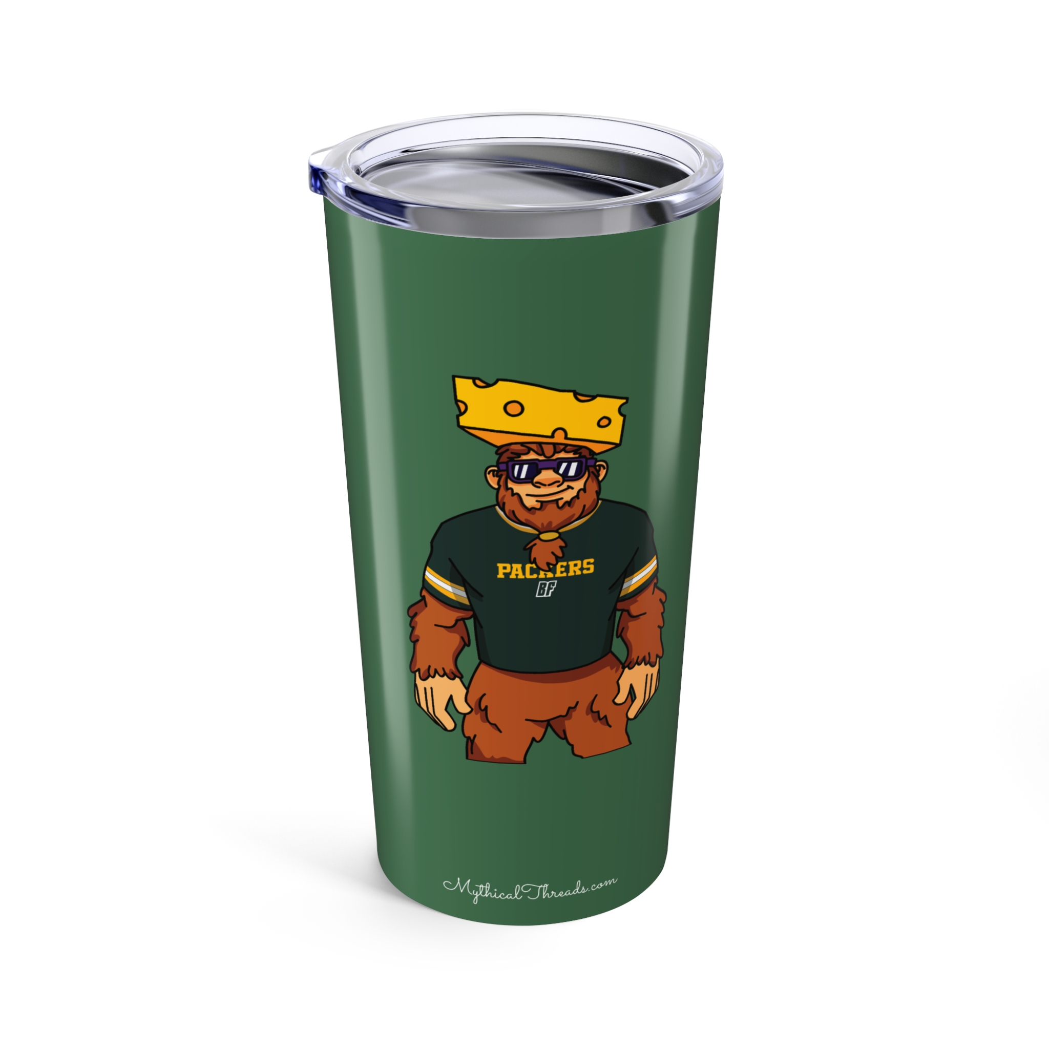 Packers Bigfoot 20oz tumbler front