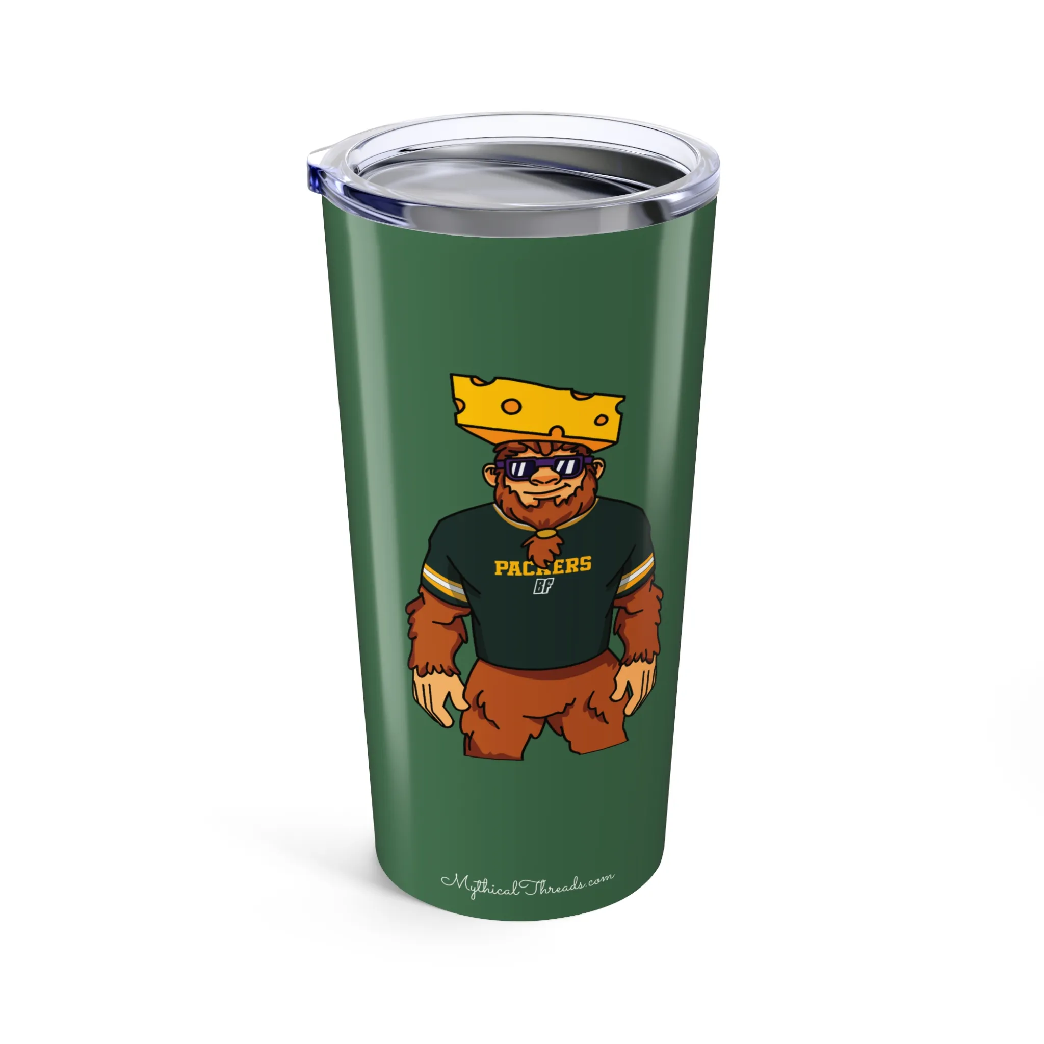 Packers Bigfoot 20oz tumbler front