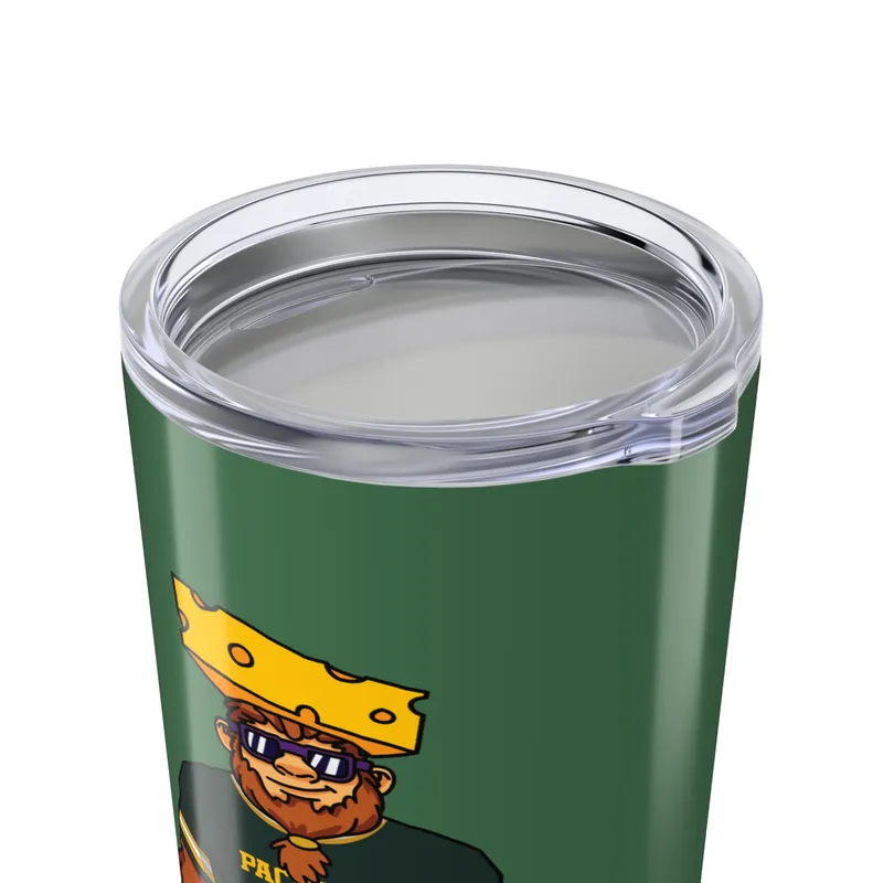 Packers Bigfoot Arrowhead 20oz tumbler top