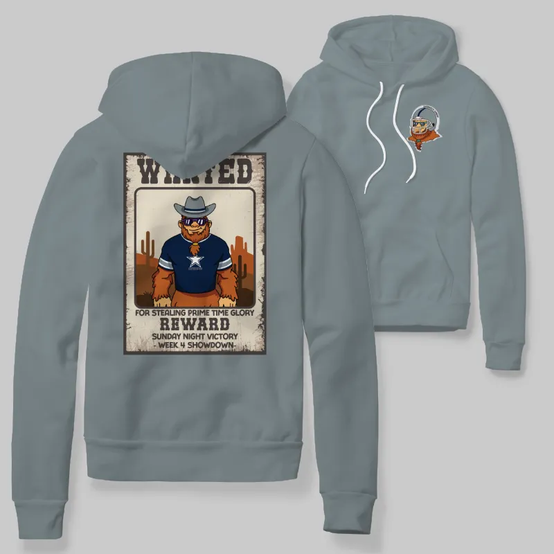 Cowboys Silver Hoodie with graphic