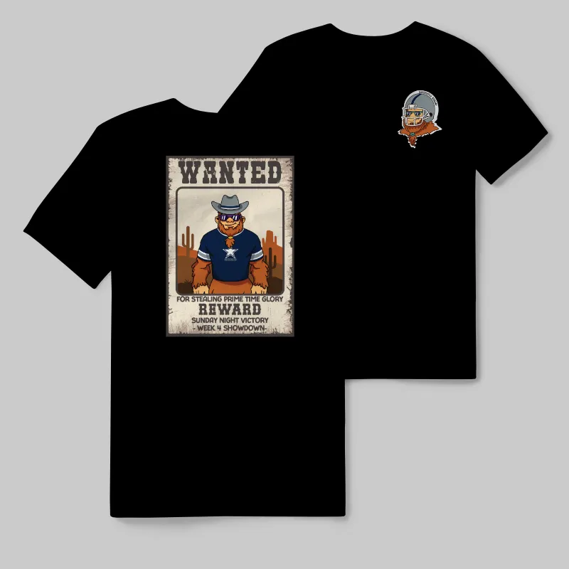 Cowboys Black T-shirt with graphic