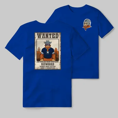 Cowboys Royal Blue T-shirt with graphic