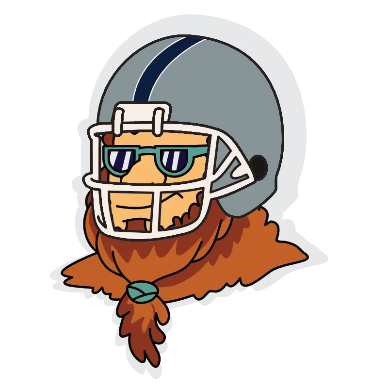 Cowboys front graphic detail.