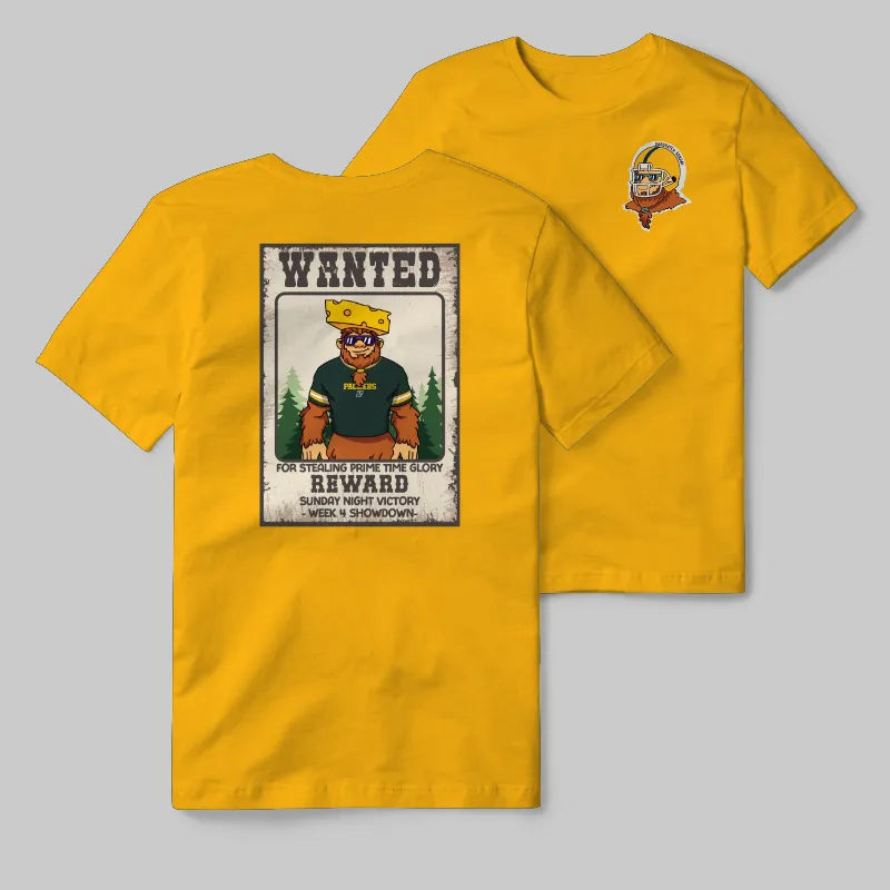 Packers Gold T-shirt with graphic