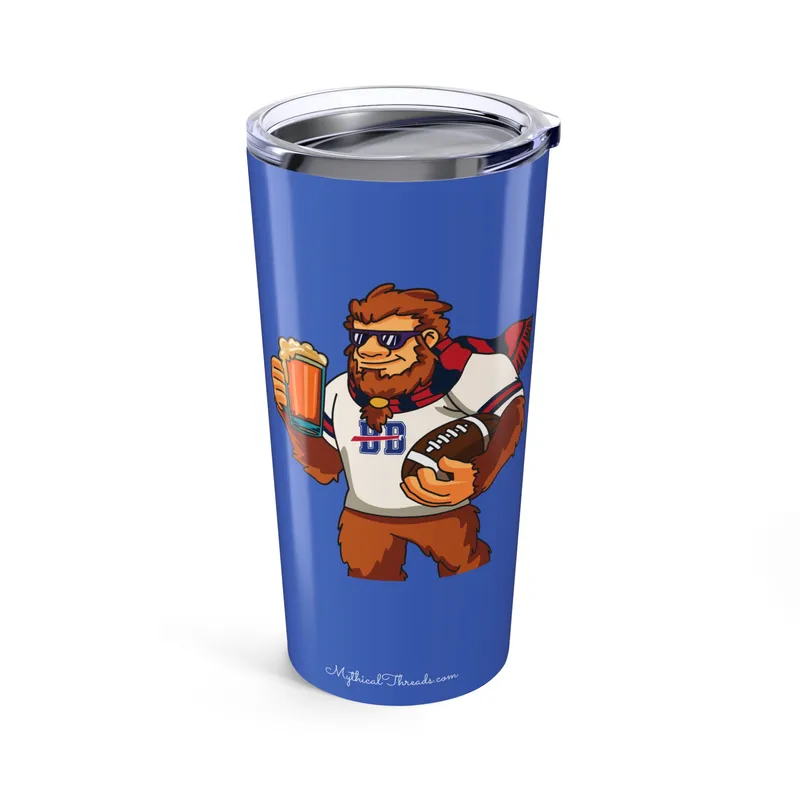 Buffalo Bills blue 20oz tumbler front