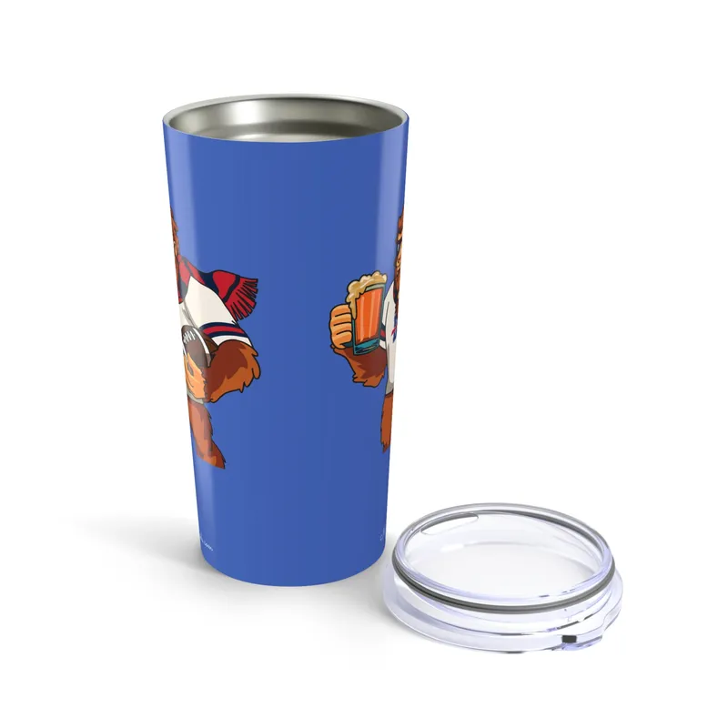 Buffalo Bills blue 20oz tumbler top
