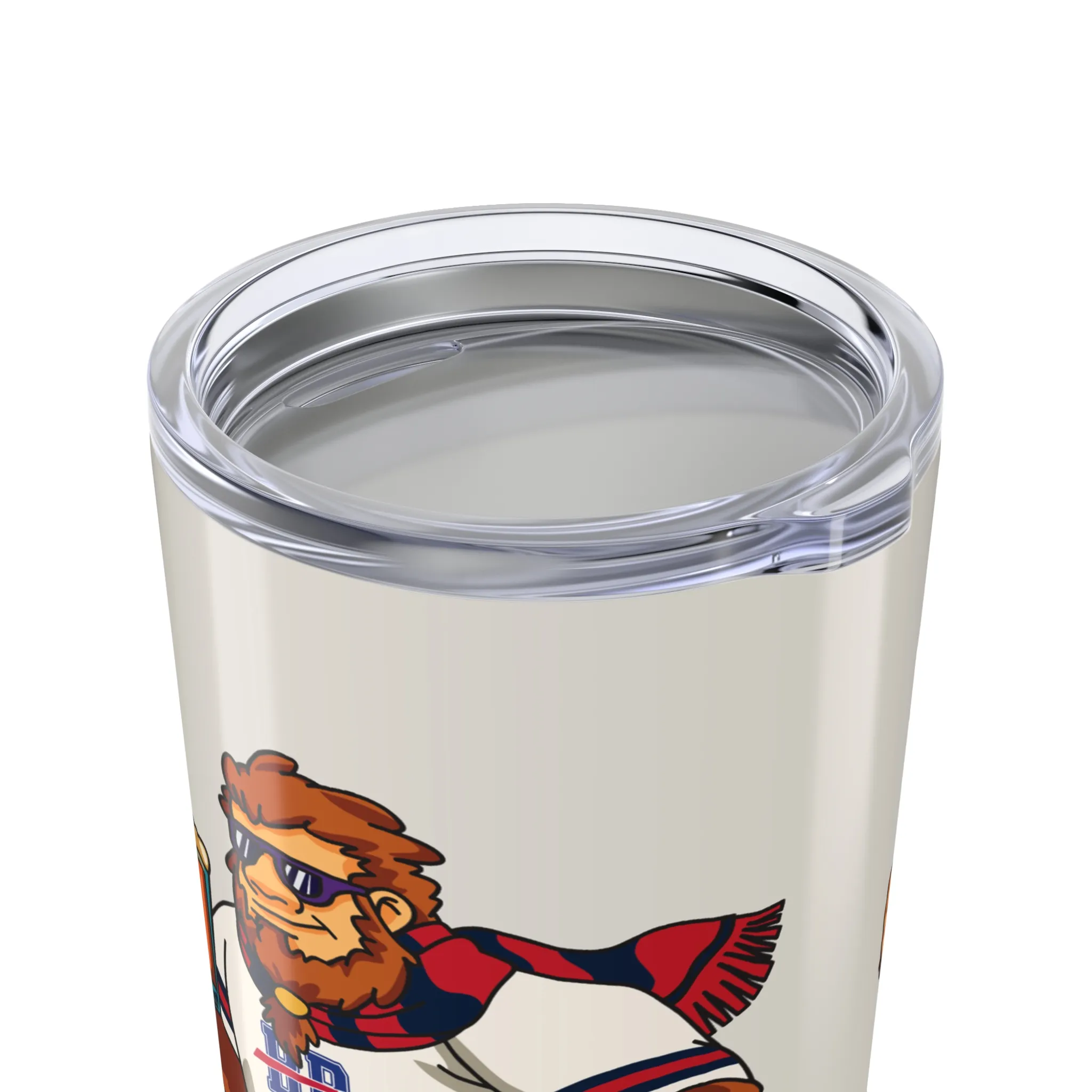 Buffalo Bills warm stone 20oz tumbler top