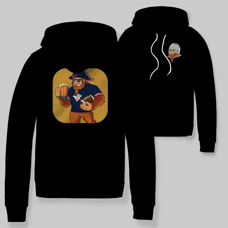 Patriots Black Hoodie with graphic