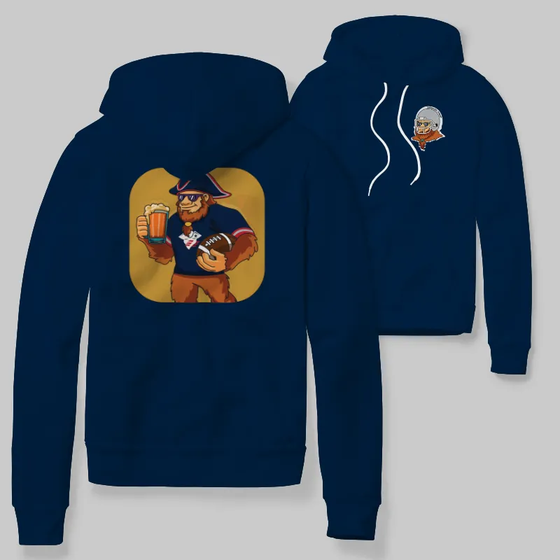 Patriots Blue Hoodie with graphic